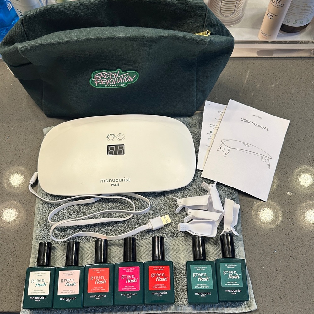 Green Flash Nail Kit - Multi-Color